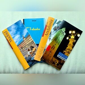 FOUR POCKET GUIDES TO SPAIN: MADRID, TOLEDO, ANDALUSIA, SEVILLE